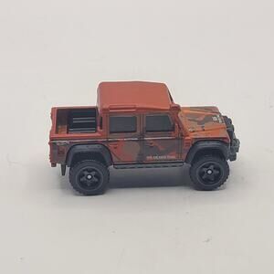 2019 Hot Wheels BAJA BLAZERS '15 Orange Land Rover Defender Double Cab LOOSE
